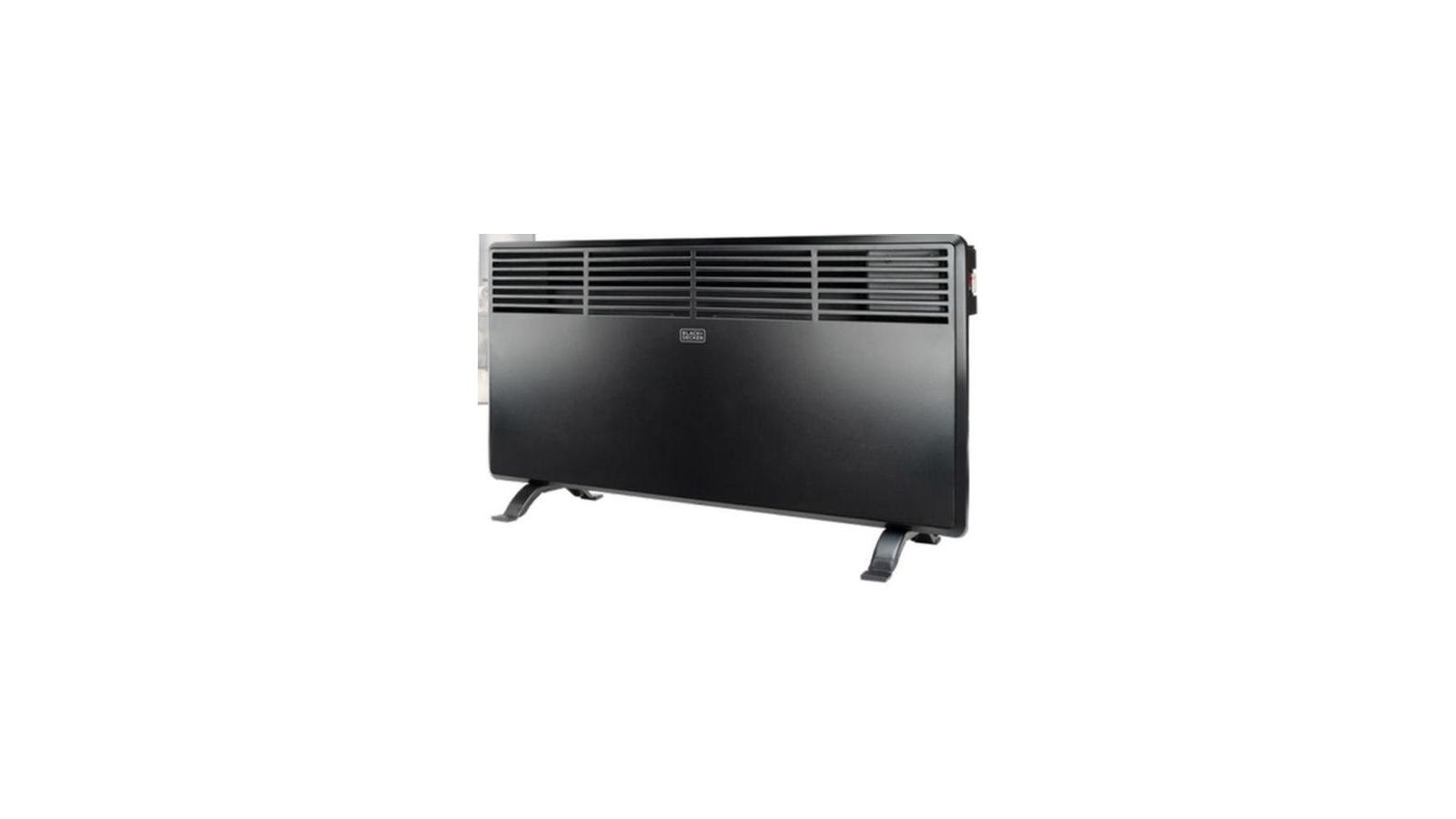 Black & Decker Heizstrahler, 87x40x8 cm, schwarz